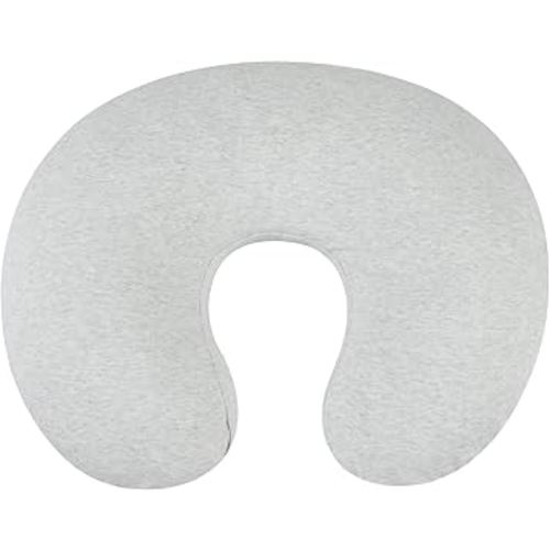 Onacosht 100% Organic Cotton Nursing Pillow Cover Soft Breathable Jersey Feeding Pillow Slipcover Fits Standard Infant Nursing Pillow or Positioner for Baby Boy and Girl, Grey Heather