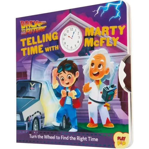 Back to the Future: Telling Time with Marty McFly: (Pop Culture Board Books, Teaching Telling Time, Books about Telling Time) (PlayPop)