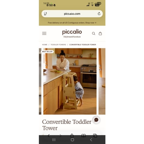 Piccalio Convertible toddler tower