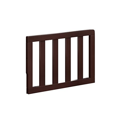 Graco Storkcraft Toddler Safety Guardrail with Slats, Espresso | GREENGUARD Gold Certified, Converts Compatible Storkcraft & Graco Crib to Toddler Bed, Each Guardrail Sold Individually