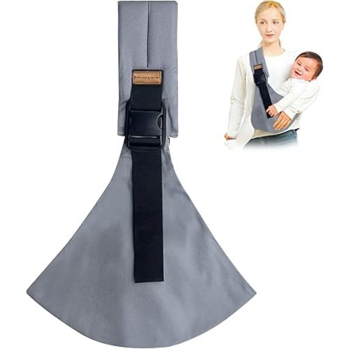 Baby Sling Carrier,Toddler Carrier,2026 New Baby Sling,Portable and Lightweight Sling,Non-Slip Hip Seat Carrying 10-30lbs(Grey)