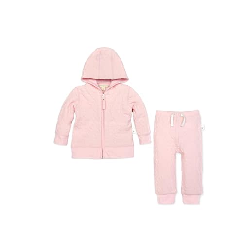 Burt's Bees Baby Baby Girls Top and Pant Set, Tunic and Leggings Bundle, 100% Organic Cotton