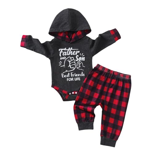 KIMI BEAR Baby Boy Clothes Newborn Boy Outfits Infant Letter Print Long Sleeve Romper Hoodies Pants Fall Winter Outfits