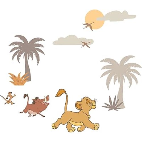 Lambs & Ivy Disney Baby Lion King Safari Mural-Like Wall Decals/Stickers
