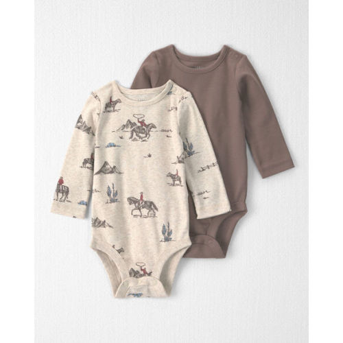 Baby Boy 2-Pack Organic Cotton Bodysuits - Little Planet | Carter's