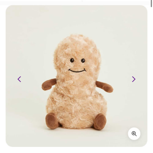 Peanut Warmies | Microwavable Peanut Warmies Stuffed Animal | Warmies USA