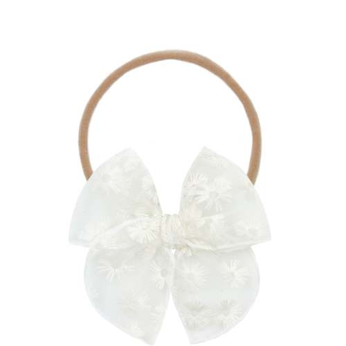 Heirloom Bow - Daisy Lace Headband