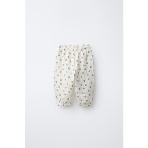 BUNNY TEXTURE PANTS - Ecru | ZARA United States