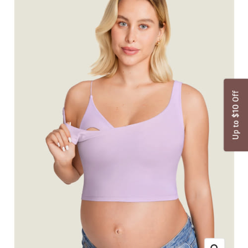 Natrelax® Nursing Crop Tank Top