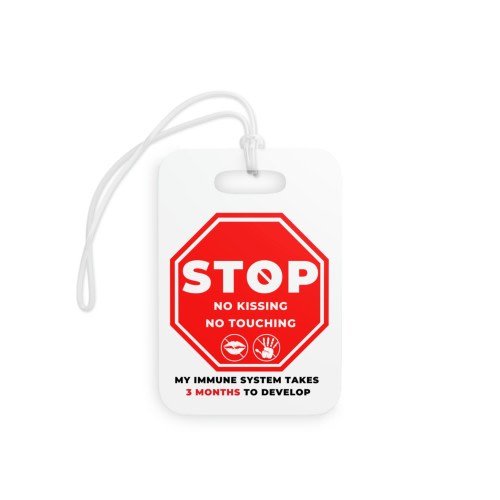 STOP Baby Carseat Tag