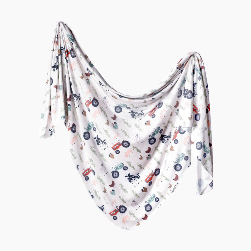 Copper Pearl Knit Swaddle Blanket - Jo