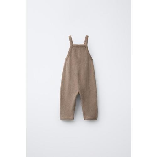 SOFT TOUCH OVERALLS - taupe brown | ZARA United States