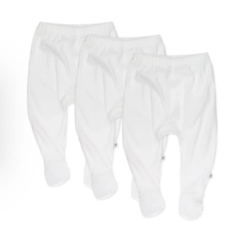 3-Pack Organic Cotton Footed Pants | Honest Baby Clothing preemie
