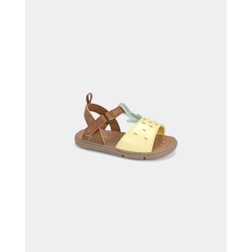Baby Girl Every Step® First Walker Pineapple Sandals - Yellow | Carter's