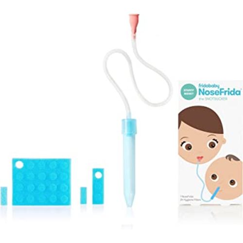 Frida Baby Nasal Aspirator NoseFrida the Snotsucker with 24 Extra Hygiene Filters