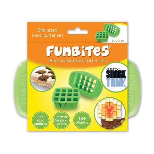 Food Cutter for Kids, Green Squares