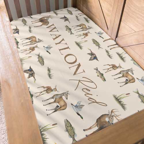 Seashell Crib Sheet Personalized Crib Bedding Girl Boho Nursery Decor Coastal Theme Nursery Ocean Baby Shower Gift Mermaid Bedding Baby Girl