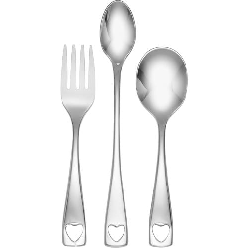 Oneida Little Love 3 Piece Baby Set, silver