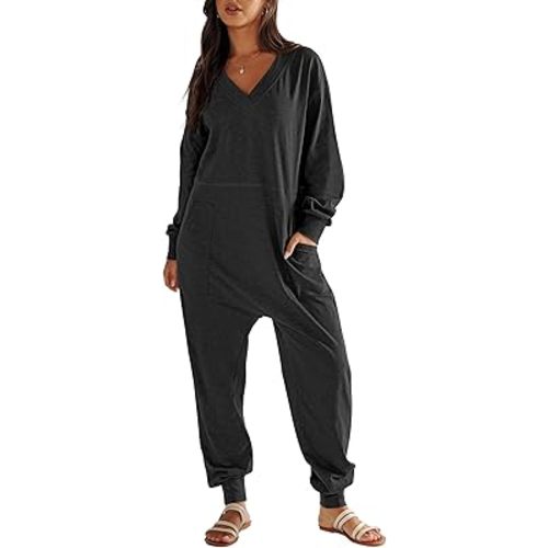 ANRABESS Jumpsuits for Women 2026 Fall Pajamas Outfits
