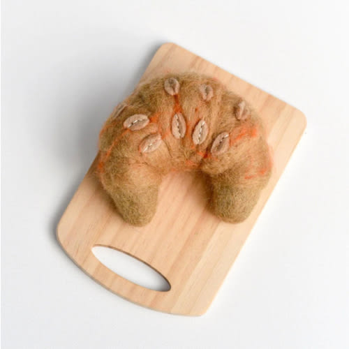 Felt Almond Croissant