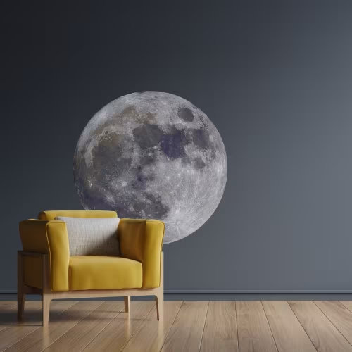 Space Wall Sticker- Moon Wall Decal, wall sticker for kids, wall decal for boy, moon wall sticker, moon wall decal, decal for kids room