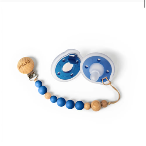 mōmi babypace® pacifier gift set in regal lapis blue