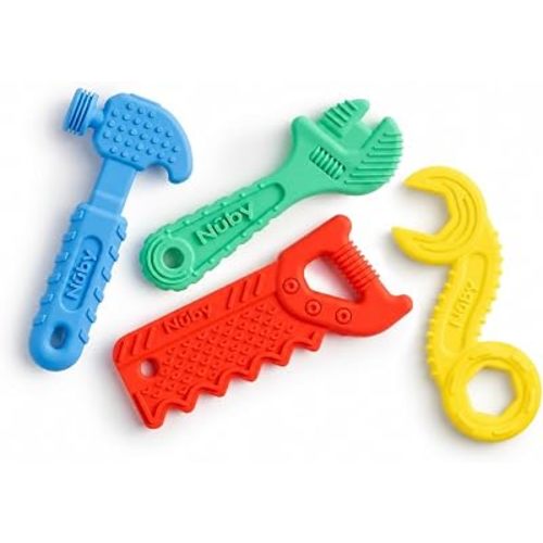 Nuby Tool Teethers, 4 Pack