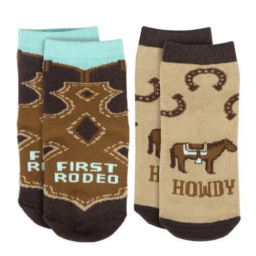 Howdy Baby Sock Set – Bridle Up Hope Shop