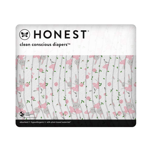 Honest Wetness Indicator Diapers - Plant-Based & Fragrance-Free | Honest