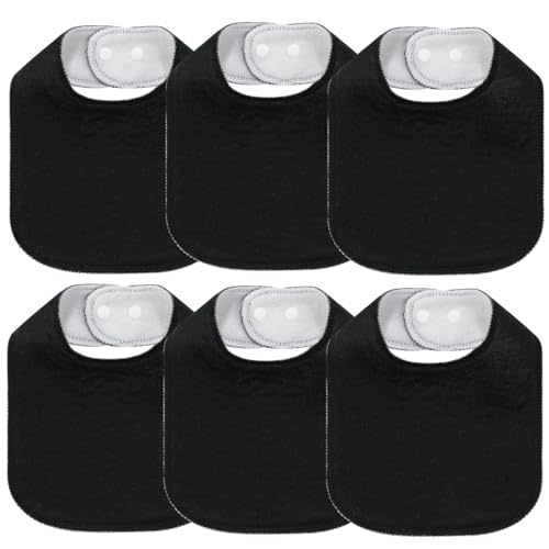 lazyrhino 8 Pack Baby Bibs Unisex Adjustable with Snaps Ultra Soft Absorbent Drooling Teething for Boys and Girls