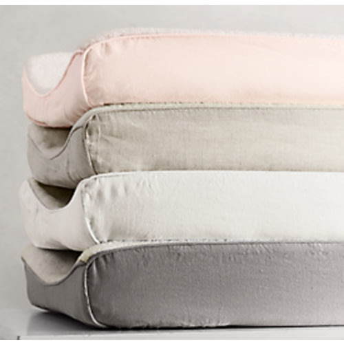 Washed Organic Linen Changing Pad Cover | RH Baby & Child