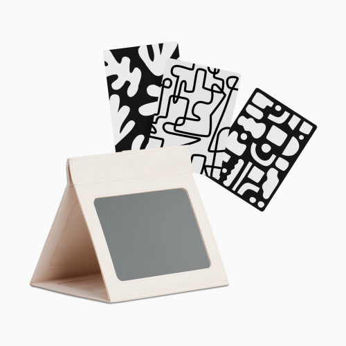 Lalo Tummy Time Mirror + Art Cards