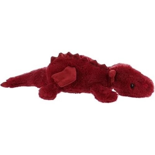 Apricot Lamb Dragon Plush Stuffed Animals for Kids, Soft Cute Plush Toys for Baby Girl and Boy, Large Fluffy Dragon Red