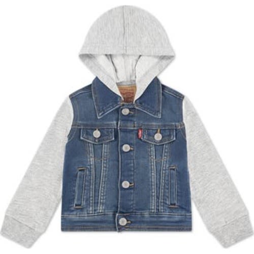 Kids' Hooded Trucker Jacket, 18M