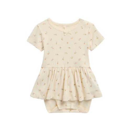 Floral Organic Cotton Skirted Romber