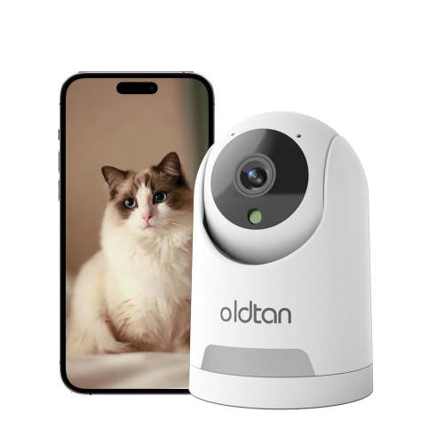 Oldtan WiFi Security Indoor Camera - 2.5K HD Baby Monitor for Home, 2-Way Audio, Auto Tracking