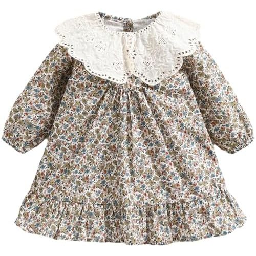 Spring Baby Toddler Girls' Long Sleeve Princess Dress - Cute & Stylish Outfit for Spring/Fall