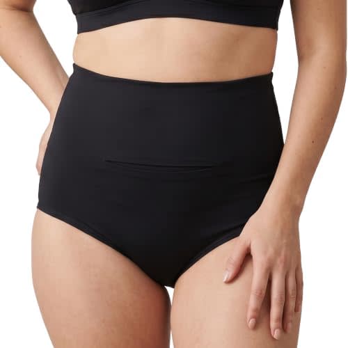 Nyssa FourthWear Postpartum Recovery Underwear – Holds Ice & Heat Pack In Place | Seamless Compression Belly Support