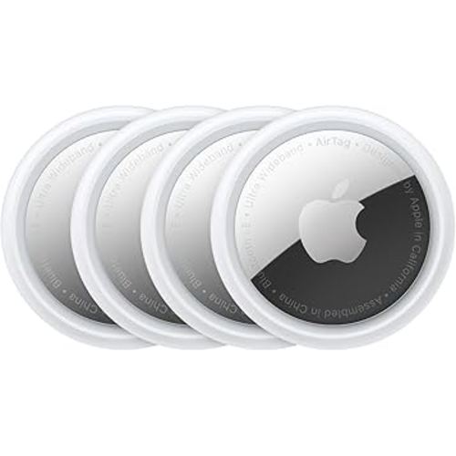 Apple AirTag 4 Pack. Keep Track of and find Your Keys, Wallet, Luggage, Backpack, and More. Simple one-tap Set up with iPhone or iPad