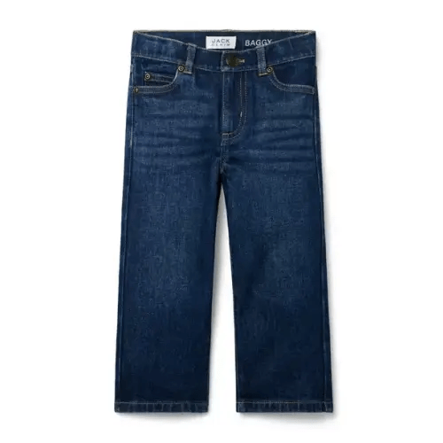 Boy Kingsley Medium Wash Baggy Jean In Kingsley Wash by Janie and Jack