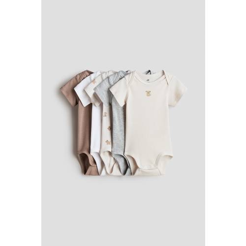5-PACK COTTON BODYSUITS