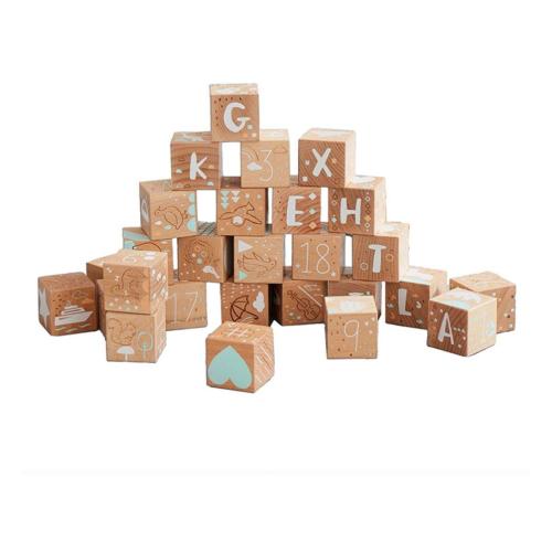 Wonder & Wise Keepsake Etched Baby Blocks