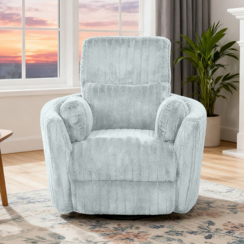Dakota Fields Modern Power Glider Recliner With Swivel | Wayfair
