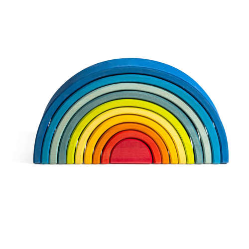Large Wooden Rainbow Stacker | Maison Rue