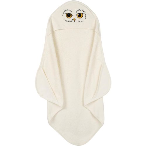 Harry Potter Hedwig Newborn Baby Boys Hooded Towel White One Size