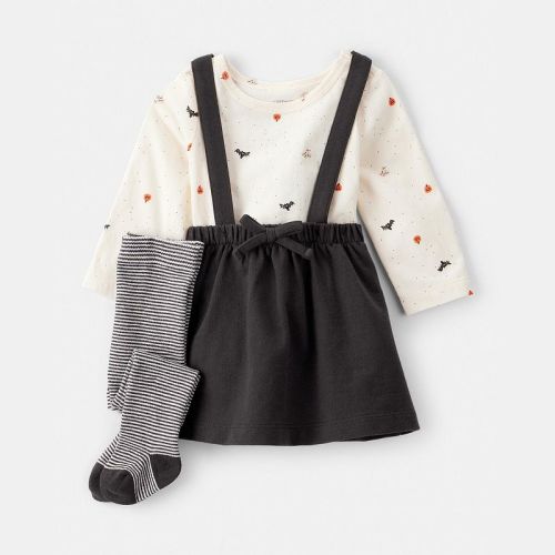 Baby Carter's 3-Piece Halloween Tee & Jumper Set