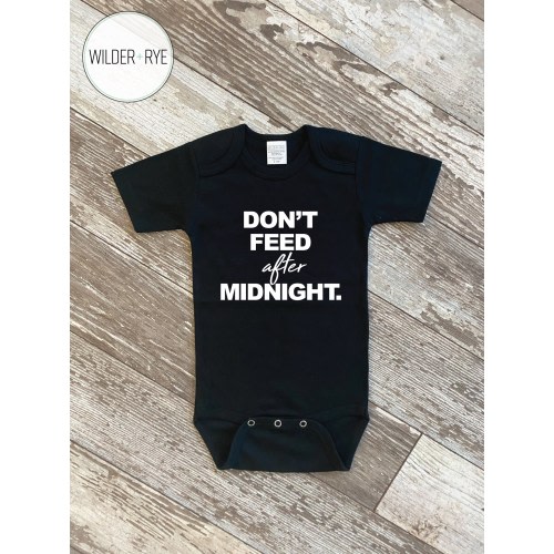 Don't Feed After Midnight | Baby Gremlins Bubble Romper OR Baby Bodysuit