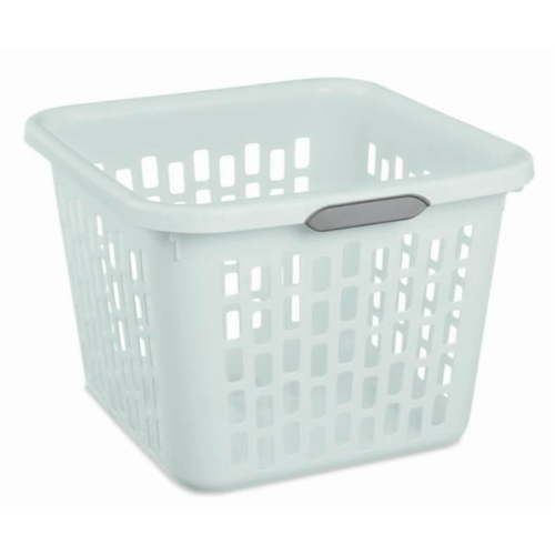 Sterilite 1.5 Bushel Square Laundry Basket Mindful Mint Comfort Grip Handles