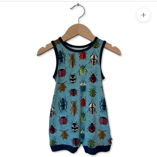Very Buggy Sleeveless Shorty Romper