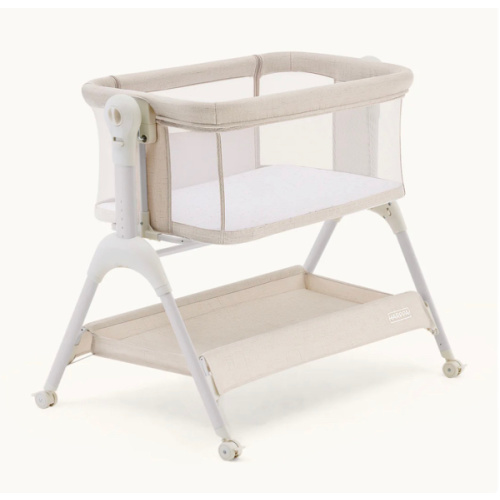 HARPPA Cuddly Sway | 3-in-1 Rocking Baby Bassinet & Bedside Sleeper with Anti-Reflux Mattress for Newborns | Attaches to Bed, Adjustable Height, Tool-Free Setup, Portable Wheels, CPSC Certified, Gentle Rocking Motion | Ideal for Infants, Safe Co-Sleeping